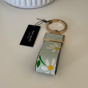 NWT Kate Spade Reegan Floral Leather Key Chain